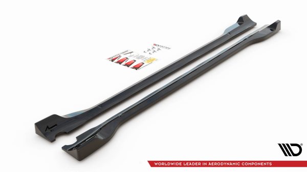 Ford ST-line Mk3 - Lâminas para embaladeiras | FO-ES-3-SD1G | Produto Maxton Design distribuído por Unicartuning.