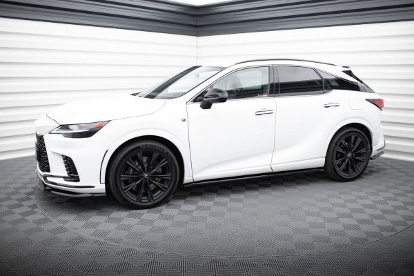 Lexus Rx F-Sport Mk5 - Lâminas para embaladeiras | LE-RX-5-FSPORT-SD1G | Produto Maxton Design distribuído por Unicartuning. Lexus Rx F-Sport Mk5 - Lâminas para embaladeiras | LE-RX-5-FSPORT-SD1G | Produto Maxton Design distribuído por Unicartuning.