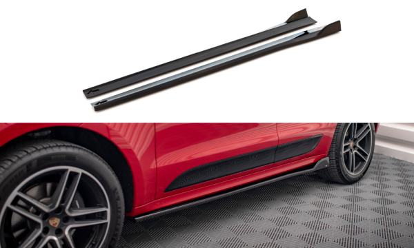 Porsche Macan GTS / Sport Design Mk1 (facelift) - Lâminas para embaladeiras | PO-MA-1F-SD1G | Produto Maxton Design distribuído por Unicartuning.