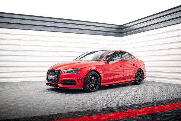 Audi S3 / A3 S-Line 8V / 8V Fl Sedan - Lâminas para Embaladeiras V.1 | AU-S3-3F-S-SD1G | Produto Maxton Design distribuído por Unicartuning. Audi S3 / A3 S-Line 8V / 8V Fl Sedan - Lâminas para Embaladeiras V.1 | AU-S3-3F-S-SD1G | Produto Maxton Design distribuído por Unicartuning.