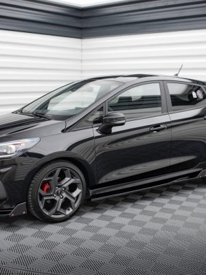 Ford Fiesta Mk8 ST - Lâminas para Embaladeiras V.2 + Splitters | FO-FI-8-STLINE-SD2G+SF | Produto Maxton Design distribuído por Unicartuning.
