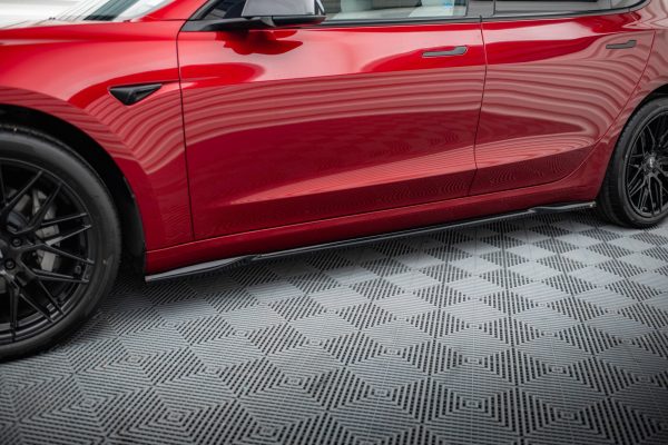 Tesla Model 3 Performance Mk1 (facelift) - Lâminas para Embaladeiras V.2 | TE-MODEL3-1F-SD2G | Produto Maxton Design distribuído por Unicartuning.
