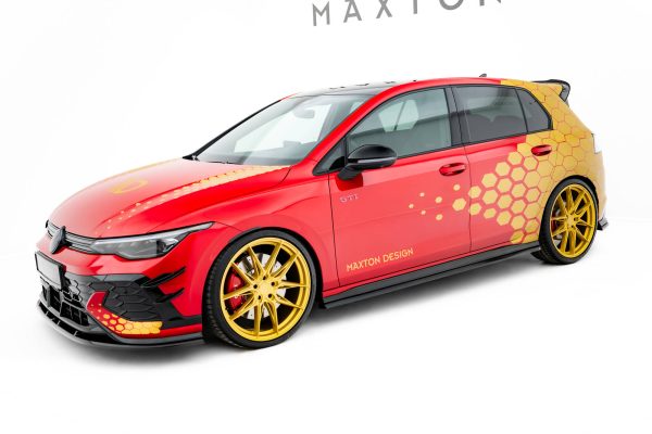 Volkswagen Golf GTI ClubSport Mk8 (facelift) - Lâminas para Embaladeiras V.2 | VW-GO-8F-GTI-CS-SD2G | Produto Maxton Design distribuído por Unicartuning.