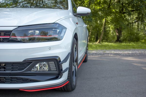 Volkswagen Polo GTI / R-line Mk6 - Splitters laterais dianteiros | VW-PO-6-GTI-FD5G | Produto Maxton Design distribuído por Unicartuning. Volkswagen Polo GTI / R-line Mk6 - Splitters laterais dianteiros | VW-PO-6-GTI-FD5G | Produto Maxton Design distribuído por Unicartuning.