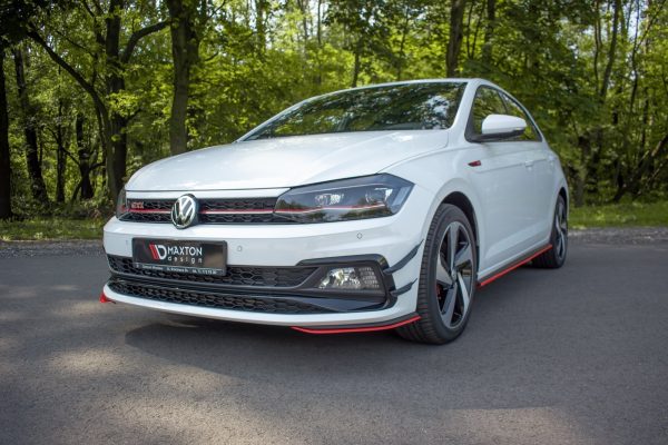 Volkswagen Polo GTI / R-line Mk6 - Splitters laterais dianteiros | VW-PO-6-GTI-FD5G | Produto Maxton Design distribuído por Unicartuning. Volkswagen Polo GTI / R-line Mk6 - Splitters laterais dianteiros | VW-PO-6-GTI-FD5G | Produto Maxton Design distribuído por Unicartuning.