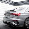 Audi A3 / A3 S-Line / S3 / RS3 Sedan 8Y - Aileron / Extensão 3D | AU-A3-8Y-SLINE-S-CAP3D1G | Produto Maxton Design distribuído por Unicartuning.