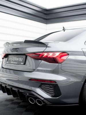Audi A3 / A3 S-Line / S3 / RS3 Sedan 8Y - Aileron / Extensão 3D | AU-A3-8Y-SLINE-S-CAP3D1G | Produto Maxton Design distribuído por Unicartuning. Audi A3 / A3 S-Line / S3 / RS3 Sedan 8Y - Aileron / Extensão 3D | AU-A3-8Y-SLINE-S-CAP3D1G | Produto Maxton Design distribuído por Unicartuning.