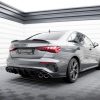 Audi A3 / A3 S-Line / S3 / RS3 Sedan 8Y - Aileron / Extensão 3D | AU-A3-8Y-SLINE-S-CAP3D1G | Produto Maxton Design distribuído por Unicartuning.