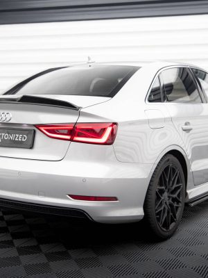 Audi A3 / A3 S-Line / S3 Sedan 8V - Aileron / Extensão 3D | AU-A3-8V-CAP3D1G | Produto Maxton Design distribuído por Unicartuning. Audi A3 / A3 S-Line / S3 Sedan 8V - Aileron / Extensão 3D | AU-A3-8V-CAP3D1G | Produto Maxton Design distribuído por Unicartuning.
