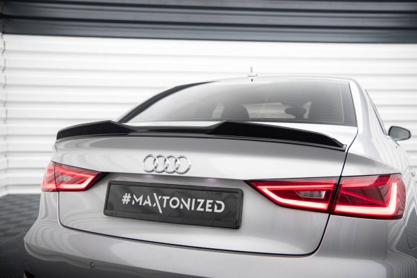 Audi A3 / A3 S-Line / S3 Sedan 8V - Aileron / Extensão 3D | AU-A3-8V-CAP3D1G | Produto Maxton Design distribuído por Unicartuning.