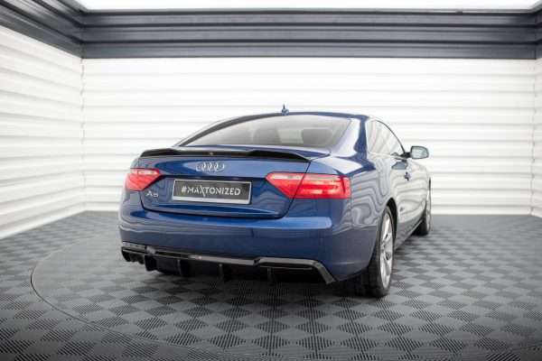 Audi A5 Coupé 8T - Aileron / Extensão 3D | AU-A5-1F-CAP3D1G | Produto Maxton Design distribuído por Unicartuning.