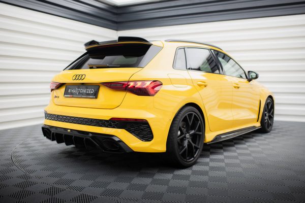 Audi RS3 / S3 / A3 S-Line Sportback 8Y - Aileron / Extensão 3D | AU-A3-8Y-SLINE-CAP3D1G | Produto Maxton Design distribuído por Unicartuning. Audi RS3 / S3 / A3 S-Line Sportback 8Y - Aileron / Extensão 3D | AU-A3-8Y-SLINE-CAP3D1G | Produto Maxton Design distribuído por Unicartuning.