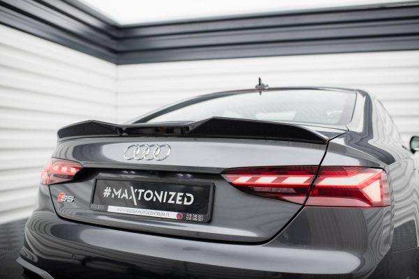 Audi S5 Coupé / A5 S-Line Coupé F5 (facelift) - Aileron / Extensão 3D | AU-S5-2F-CAP1G | Produto Maxton Design distribuído por Unicartuning.