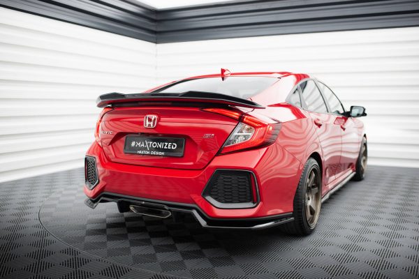 Honda Civic Si Mk10 - Aileron / Extensão 3D | HO-CI-10-SI-CAP3D1G | Produto Maxton Design distribuído por Unicartuning.