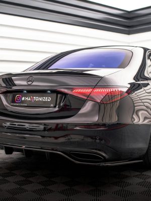 Mercedes-Benz S AMG-line W223 - Aileron / Extensão 3D | ME-S-223-AMGLINE-CAP1G | Produto Maxton Design distribuído por Unicartuning.