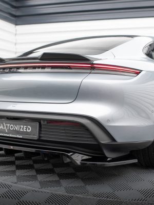 Porsche Taycan Turbo S Mk1 - Aileron / Extensão 3D | PO-TAY-1-CAP1G | Produto Maxton Design distribuído por Unicartuning.