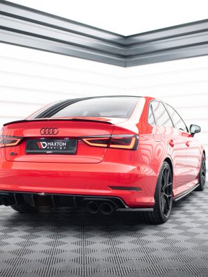 Audi A3 / A3 S-Line / S3 / RS3 Sedan 8V - Aileron / Extensão | AU-A3-8V-S-CAP1G | Produto Maxton Design distribuído por Unicartuning. Audi A3 / A3 S-Line / S3 / RS3 Sedan 8V - Aileron / Extensão | AU-A3-8V-S-CAP1G | Produto Maxton Design distribuído por Unicartuning.