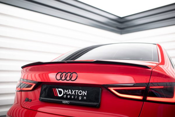 Audi A3 / A3 S-Line / S3 / RS3 Sedan 8V - Aileron / Extensão | AU-A3-8V-S-CAP1G | Produto Maxton Design distribuído por Unicartuning.