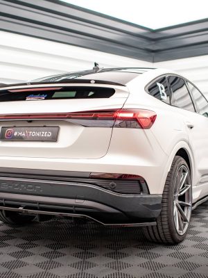 Audi Q4 E-tron Sportback Mk1 - Aileron / Extensão | AU-Q4-ETRON-1-SB-CAP1G | Produto Maxton Design distribuído por Unicartuning.