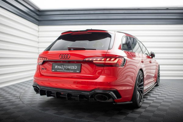 Audi RS4 B9 Avant - Aileron / Extensão | AU-RS4-B9-AV-CAP1G | Produto Maxton Design distribuído por Unicartuning.