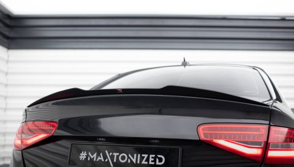 Audi S4 B8 Fl Sedan - Aileron / Extensão | AU-S4-B8F-CAP1G | Produto Maxton Design distribuído por Unicartuning.