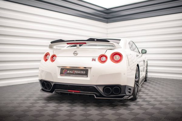 Nissan GTR R35 (facelift) - Aileron / Extensão | NI-GTR-4F2-CAP1G | Produto Maxton Design distribuído por Unicartuning.