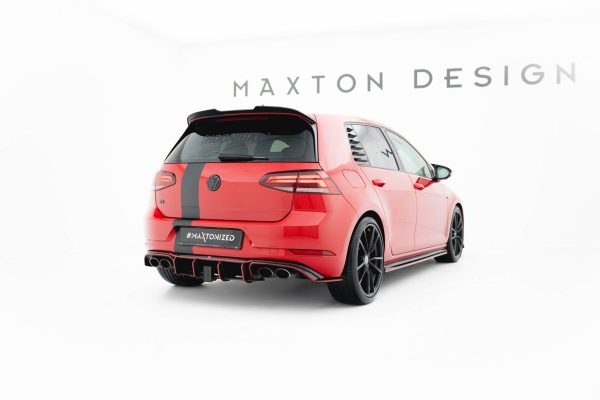 Volkswagen Golf R / R-line / GTI Mk7 - Aileron / Extensão V.2 | VW-GO-7F-R-CAP2G | Produto Maxton Design distribuído por Unicartuning.