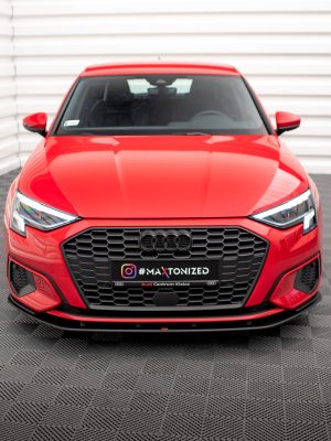 Audi A3 8Y - Lâmina frontal STREET PRO | AUA38YCNC-FD1B | Produto Maxton Design distribuído por Unicartuning. Audi A3 8Y - Lâmina frontal STREET PRO | AUA38YCNC-FD1B | Produto Maxton Design distribuído por Unicartuning.