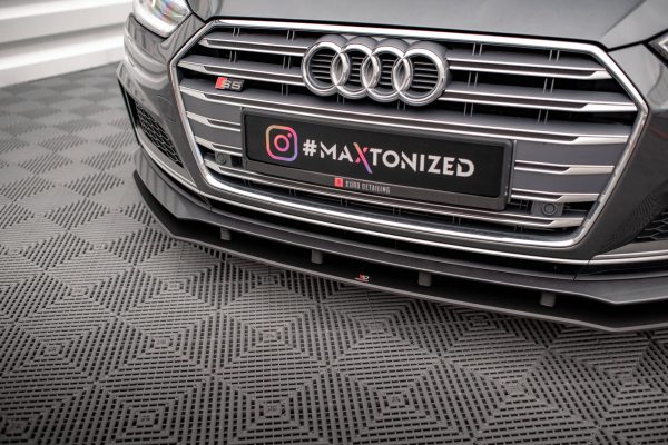 Audi A5 S-Line / S5 Coupé / Sportback F5 - Lâmina frontal STREET PRO | AUS52CNC-FD1B | Produto Maxton Design distribuído por Unicartuning.