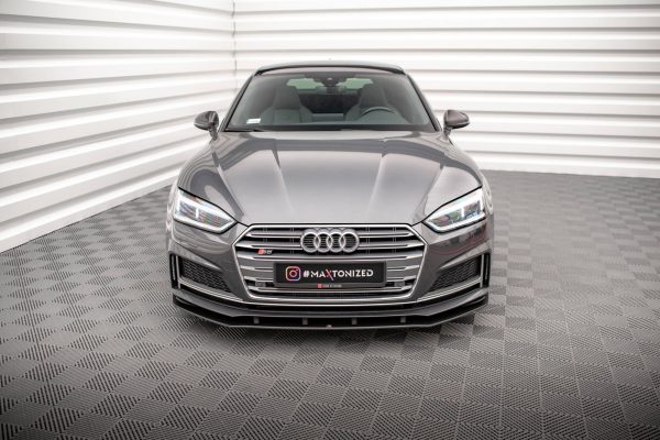 Audi A5 S-Line / S5 Coupé / Sportback F5 - Lâmina frontal STREET PRO | AUS52CNC-FD1BRB | Produto Maxton Design distribuído por Unicartuning. Audi A5 S-Line / S5 Coupé / Sportback F5 - Lâmina frontal STREET PRO | AUS52CNC-FD1BRB | Produto Maxton Design distribuído por Unicartuning.