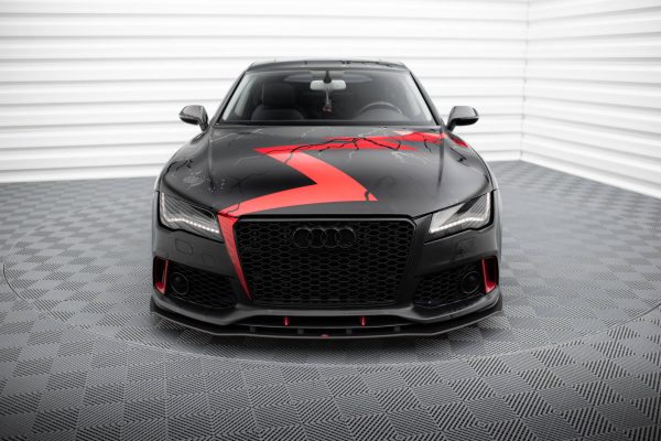 Audi A7 RS7 Look C7 - Lâmina frontal STREET PRO | AUA7C7RS7LOOKCNC-FD1BRB | Produto Maxton Design distribuído por Unicartuning. Audi A7 RS7 Look C7 - Lâmina frontal STREET PRO | AUA7C7RS7LOOKCNC-FD1BRB | Produto Maxton Design distribuído por Unicartuning.