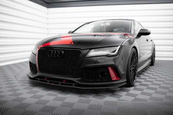 Audi A7 RS7 Look C7 - Lâmina frontal STREET PRO | AUA7C7RS7LOOKCNC-FD1BRB | Produto Maxton Design distribuído por Unicartuning. Audi A7 RS7 Look C7 - Lâmina frontal STREET PRO | AUA7C7RS7LOOKCNC-FD1BRB | Produto Maxton Design distribuído por Unicartuning.