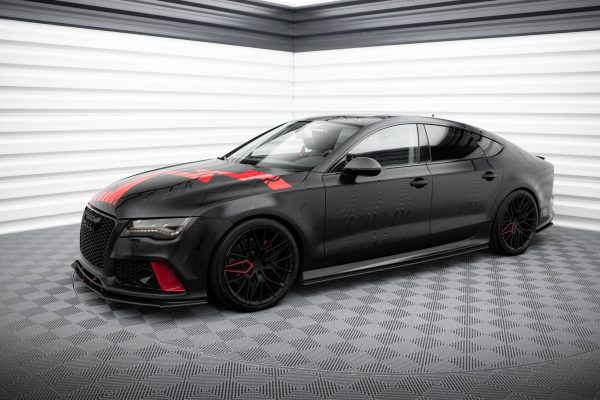 Audi A7 RS7 Look C7 - Lâmina frontal STREET PRO | AUA7C7RS7LOOKCNC-FD1BRB | Produto Maxton Design distribuído por Unicartuning. Audi A7 RS7 Look C7 - Lâmina frontal STREET PRO | AUA7C7RS7LOOKCNC-FD1BRB | Produto Maxton Design distribuído por Unicartuning.