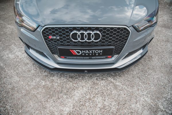 Audi RS3 8V Sportback - Lâmina frontal STREET PRO | AURS38VCNC-FD3BRB | Produto Maxton Design distribuído por Unicartuning.