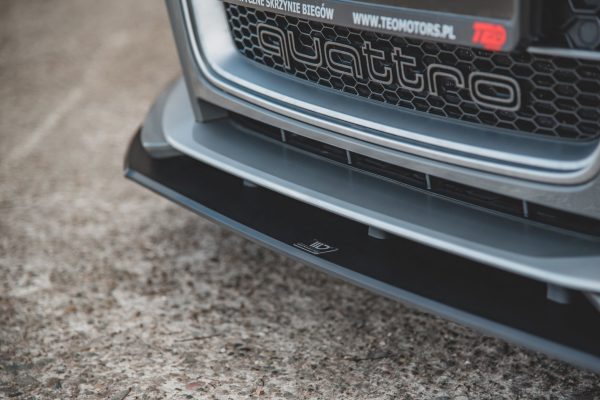Audi RS3 8V Sportback - Lâmina frontal STREET PRO | AURS38VCNC-FD3BRB | Produto Maxton Design distribuído por Unicartuning.