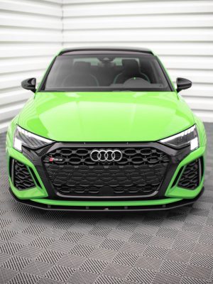 Audi RS3 8Y - Lâmina frontal STREET PRO | AURS38YCNC-FD1B | Produto Maxton Design distribuído por Unicartuning.