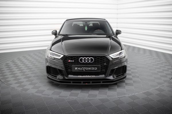 Audi RS3 Sedan 8V (facelift) - Lâmina frontal STREET PRO | AURS38VFSCNC-FD1B | Produto Maxton Design distribuído por Unicartuning. Audi RS3 Sedan 8V (facelift) - Lâmina frontal STREET PRO | AURS38VFSCNC-FD1B | Produto Maxton Design distribuído por Unicartuning.