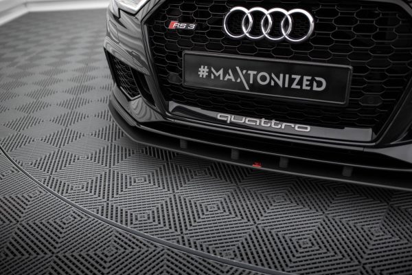 Audi RS3 Sedan 8V (facelift) - Lâmina frontal STREET PRO | AURS38VFSCNC-FD1B | Produto Maxton Design distribuído por Unicartuning. Audi RS3 Sedan 8V (facelift) - Lâmina frontal STREET PRO | AURS38VFSCNC-FD1B | Produto Maxton Design distribuído por Unicartuning.