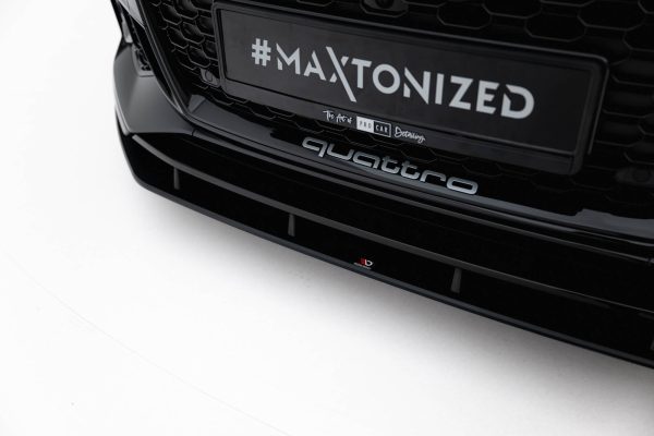 Audi RS5 Coupé / Sportback F5 - Lâmina frontal STREET PRO | AURS52SBCNC-FD1B | Produto Maxton Design distribuído por Unicartuning. Audi RS5 Coupé / Sportback F5 - Lâmina frontal STREET PRO | AURS52SBCNC-FD1B | Produto Maxton Design distribuído por Unicartuning.