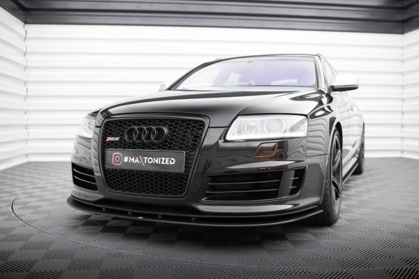 Audi RS6 Avant C6 - Lâmina frontal STREET PRO | AURS6C6CNC-FD3BRB | Produto Maxton Design distribuído por Unicartuning. Audi RS6 Avant C6 - Lâmina frontal STREET PRO | AURS6C6CNC-FD3BRB | Produto Maxton Design distribuído por Unicartuning.