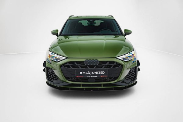 Audi S3 Sportback / A3 S-Line Sportback 8Y (facelift) - Lâmina frontal STREET PRO | AUS38YFCNC-FD1BRB | Produto Maxton Design distribuído por Unicartuning. Audi S3 Sportback / A3 S-Line Sportback 8Y (facelift) - Lâmina frontal STREET PRO | AUS38YFCNC-FD1BRB | Produto Maxton Design distribuído por Unicartuning.
