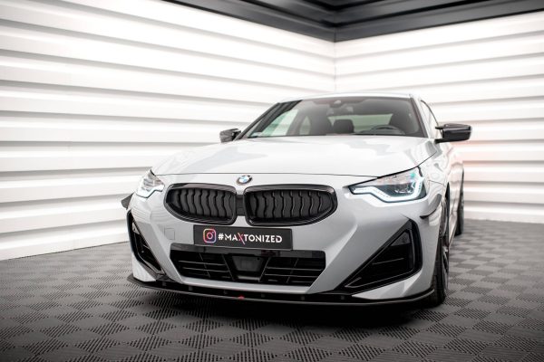 BMW 2 Coupé Pack M / M240i G42 - Lâmina frontal STREET PRO | BM242MPACKCNC-FD1B | Produto Maxton Design distribuído por Unicartuning.