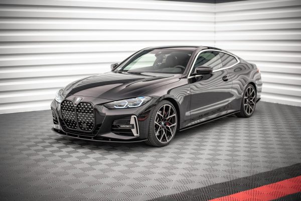 BMW 4 Pack M / M440i G22 / G23 / G22 (facelift) / G23 (facelift) - Lâmina frontal STREET PRO | BM4G22MPACKCNC-FD1BRB | Produto Maxton Design distribuído por Unicartuning.