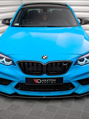 BMW M2 Competition F87 - Lâmina frontal STREET PRO | BM287MCOMPCNC-FD1B | Produto Maxton Design distribuído por Unicartuning.