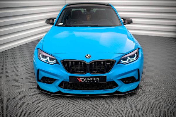 BMW M2 Competition F87 - Lâmina frontal STREET PRO | BM287MCOMPCNC-FD1BRB | Produto Maxton Design distribuído por Unicartuning.