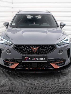 Cupra Formentor Mk1 - Lâmina frontal STREET PRO | CUFO1CNC-FD1BRB | Produto Maxton Design distribuído por Unicartuning. Cupra Formentor Mk1 - Lâmina frontal STREET PRO | CUFO1CNC-FD1BRB | Produto Maxton Design distribuído por Unicartuning.