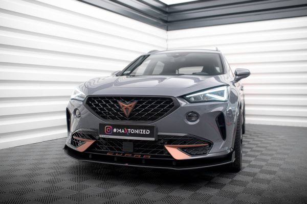 Cupra Formentor Mk1 - Lâmina frontal STREET PRO | CUFO1CNC-FD1BRB | Produto Maxton Design distribuído por Unicartuning. Cupra Formentor Mk1 - Lâmina frontal STREET PRO | CUFO1CNC-FD1BRB | Produto Maxton Design distribuído por Unicartuning.