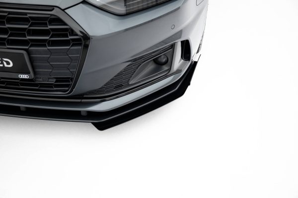Audi A5 F5 (facelift) - Lâmina frontal STREET PRO + Splitters | AUA52FSBCNC-FD1B+FSF1G | Produto Maxton Design distribuído por Unicartuning. Audi A5 F5 (facelift) - Lâmina frontal STREET PRO + Splitters | AUA52FSBCNC-FD1B+FSF1G | Produto Maxton Design distribuído por Unicartuning.