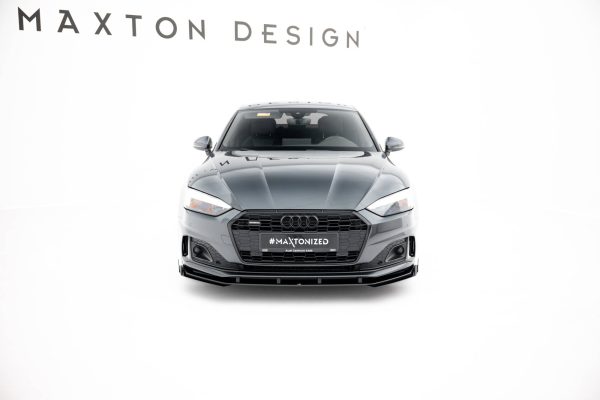 Audi A5 F5 (facelift) - Lâmina frontal STREET PRO + Splitters | AUA52FSBCNC-FD1BRB+FSF1G | Produto Maxton Design distribuído por Unicartuning.