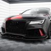 Audi A7 RS7 Look C7 - Lâmina frontal STREET PRO + Splitters | AUA7C7RS7LOOKCNC-FD1BRB+FSF1G | Produto Maxton Design distribuído por Unicartuning.